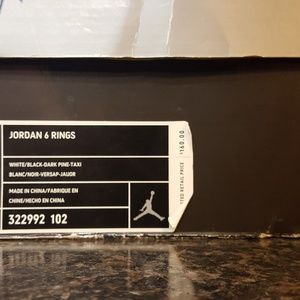 !Jordan 6 Rings "Seattle Supersonics" !!!RARE!!!